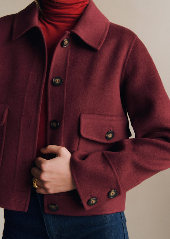 Veste en tissu éponge