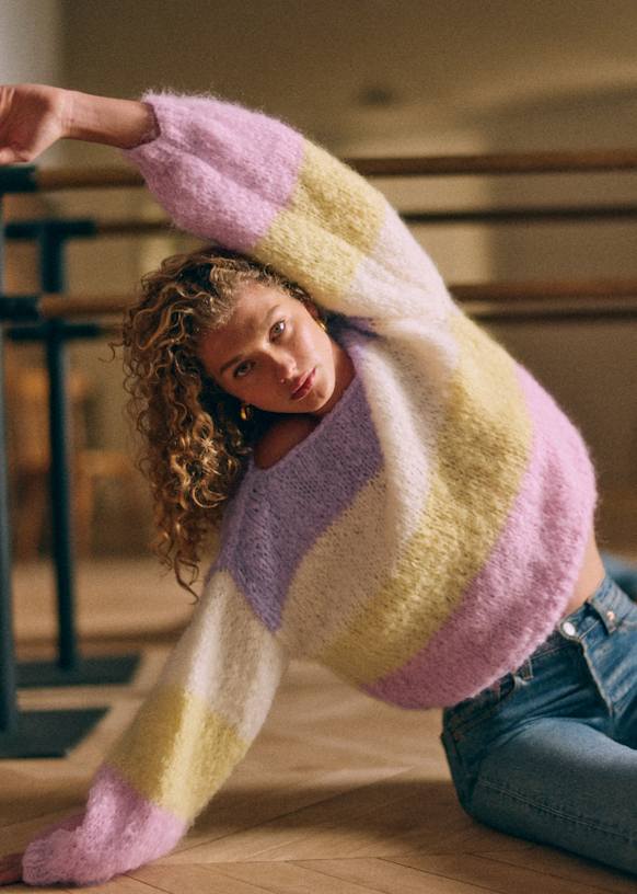 Pull Colette - Sézane x Les Mains de Mamie