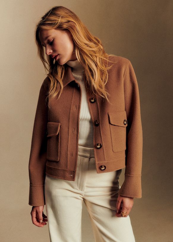 Veste en tissu éponge