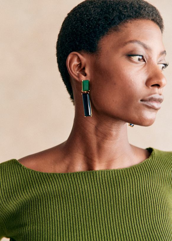 Jean earrings