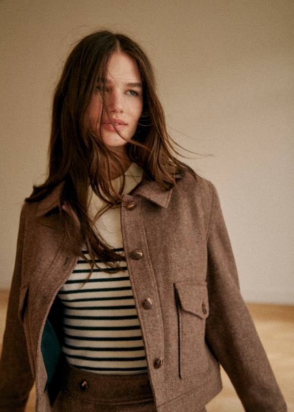 Veste en tissu éponge