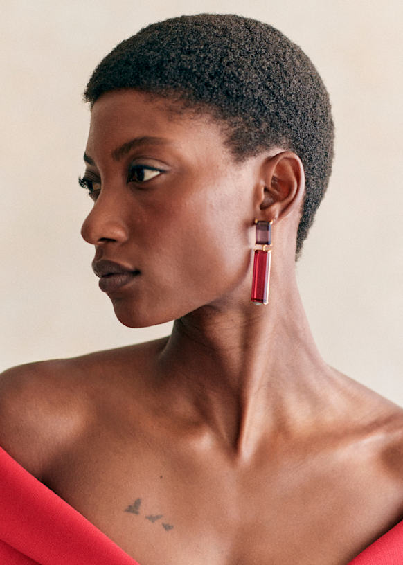 Jean earrings