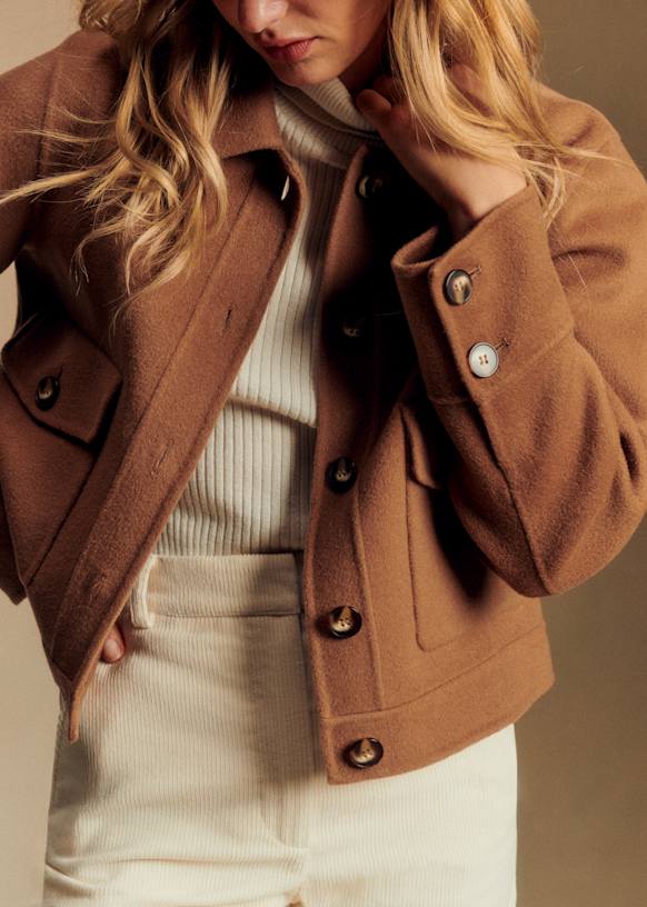 Veste en tissu éponge